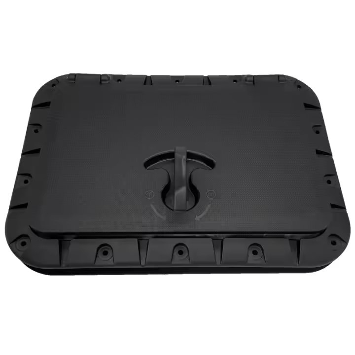 Placa de cubierta marina, escotilla cuadrada, manija extraíble, escotilla para barco, Kayak, canoa, piezas de barco, accesorios - 1