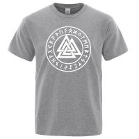 Camiseta con estampado de símbolos de Odín Vikings para hombre, camisa de manga corta para hombre, camisetas informales de Hip-Hop, ropa de calle Harajuku, verano 2022 - details 8