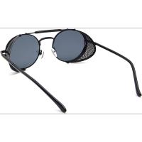 Gafas de Sol Steampunk Estilo Redondas Vintage Polarizadas Retro Gafas UV400 Protección Marco de Metal - details 2