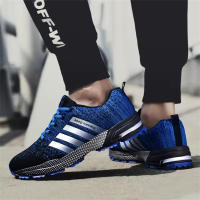 Zapatillas de correr transpirables para hombre y mujer, zapatos deportivos ligeros para exteriores, calzado de entrenamiento atlético cómodo - details 5