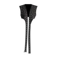 Chaleco de rehén hip-hop punk rock para mujer, ropa técnica de diseño irregular, chaleco sin mangas 2024 - details 5
