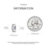 Encanto de Cuentas de Plata de Ley S925 100% Originales para Mujer Joyería DIY Material Principal de Zirconio Pulsera Ajuste de 3mm - details 48