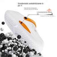 Agujero-zapatos antideslizantes para hombres, zapatillas de moda para exteriores, deslizamiento de las mujeres, sentido de gama alta vera - details 1