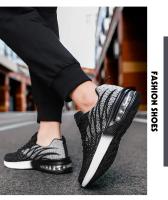 Zapatillas de moda para hombre Fly Weave Suela suave transpirable Antideslizante Zapatillas de deporte ultra ligeras Air Cushion Running Shoes - details 21