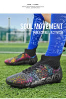 Zapatos de fútbol profesionales para hombres, botines de fútbol para jóvenes, zapatillas de entrenamiento de fútbol de cuero, zapatos de tacos de fútbol al aire libre - details 10