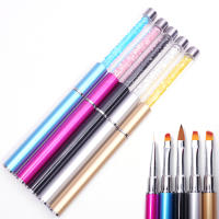 Pincel De Arte Para Uñas Con Líneas Rayas Flores Pincel De Dibujo Acrílico UV Extensión De Gel Diseño 3D Herramientas De Manicura - details 4