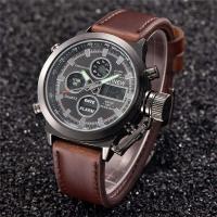 Reloj de Diseñador de Doble Tiempo Leten Reloj de Cronómetro Multifuncional con Banda de Nylon de Moda Reloj de Alarma para Hombres de Marca Grande - details 21