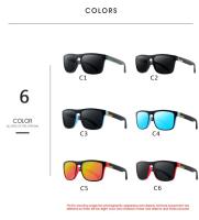 1-2 uds gafas de sol polarizadas cuadradas gafas de sol antideslumbrantes para fiesta de verano vacaciones viajes conducción pesca - details 6