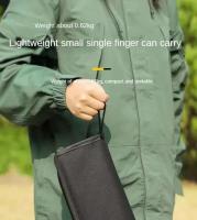 Estuche para lápices plegable para exteriores, taburete pequeño con bolsillo para lazo, taburete de pesca portátil, camping, viajes, silla de bolso de ocio - details 7