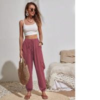 Pantalones blancos Mujer Transpirables, Adecuados para uso diario en - details 21