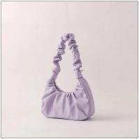 Bolso Hobo fruncido para mujer, bolso de hombro Sofii de moda, monedero blanco pequeño - details 0