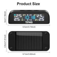 Sensor solar TPMS Sistema de monitoreo de neumáticos de coche Sensores externos de presión de neumáticos para TMPS de 4 ruedas - details 8