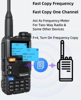 Quansheng-walkie-talkie portátil UV 5R Plus, Radio Am Fm bidireccional, conmutador, estación VHF, receptor K5, juego inalámbrico Ham de largo alcance - details 3