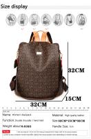 Mochila antirrobo de gran capacidad para mujer, morral de PVC con estampado a la moda, bolsas de viaje para mamá, Mochila escolar - details 2