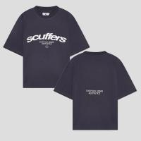 Sudadera de manga corta con logotipo de Harajuku Scuffers para hombre, gótica - details 1