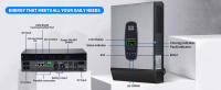 DATOU BOSS Inversor Híbrido 6200W, 220vac, 48vdc con MPPT 3000W Pantalla LCD Universal, Carga Múltiple de Dispositivos Certificado CE - details 15