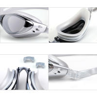 Gafas de Prescripción para Miopía en Vidrio Impermeables Anti Niebla para Niños y Adultos Gafas de Natación con Diverter - details 4
