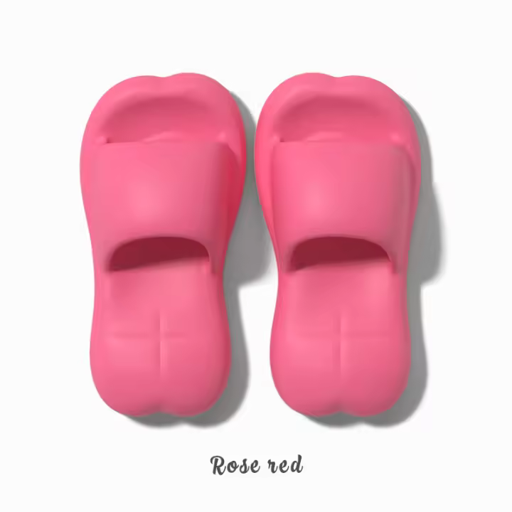 Zapatillas frescas para el verano de las mujeres nuevo interior hogar baño baño antideslizante fondo suave silencioso cojín de aire zapatillas - 1