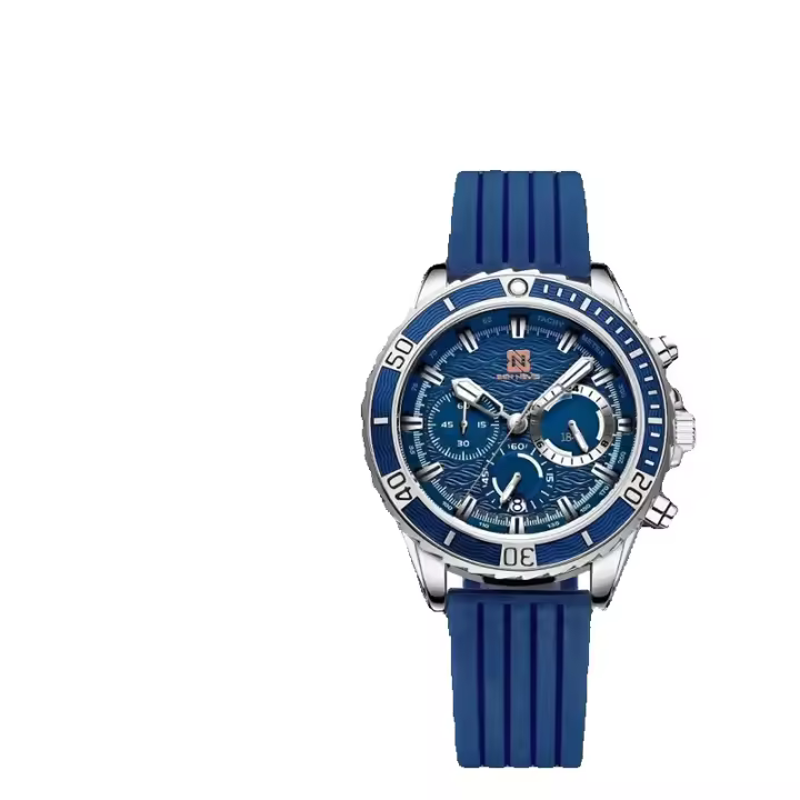 Reloj de cuarzo DUGARY a la moda, cronógrafo para hombre, reloj de pulsera de negocios, resistente al agua, luminoso, con personalidad, reloj piloto Masculino - 1