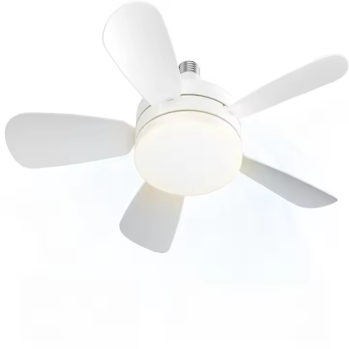 Ventilador de Techo con Luz LED 42cm - Motor DC Inverter Ultra Silencioso, 3 Velocidades, Control por App y Mando, Luz Ajustable 7920 Lúmenes (CCT 3000K-6000K), Diseño Moderno para Hogar - 1
