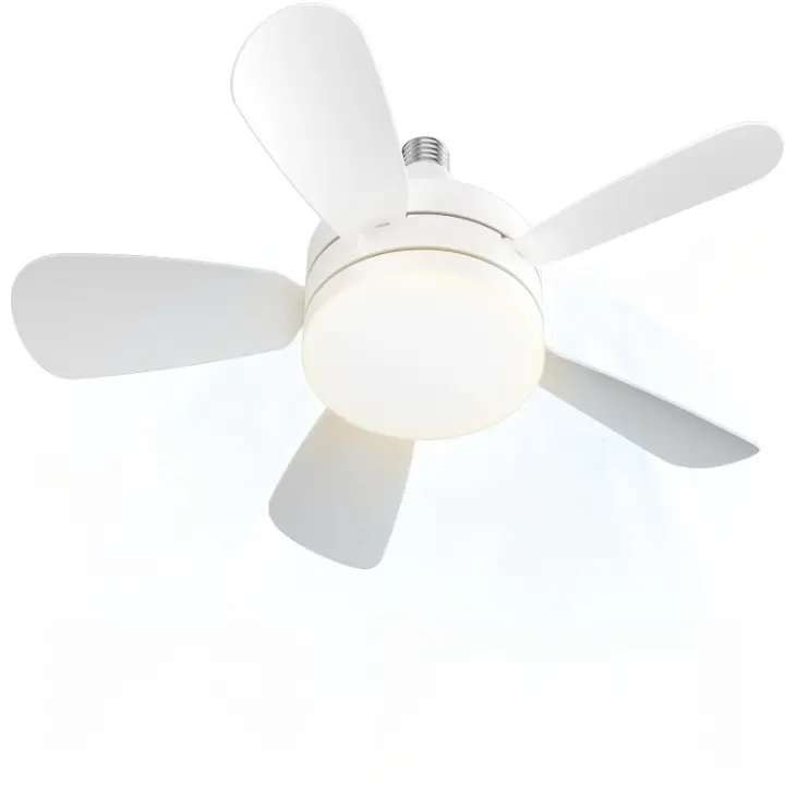 Ventilador de Techo con Luz LED 42cm - Motor DC Inverter Ultra Silencioso, 3 Velocidades, Control por App y Mando, Luz Ajustable 7920 Lúmenes (CCT 3000K-6000K), Diseño Moderno para Hogar - 1