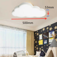 Lámpara LED de techo para habitación de los niños, dormitorio, forma de nube, 36 W, 15 ㎡-30 ㎡ - details 1