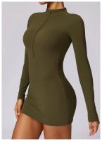 Vestido de yoga con falda con cremallera para material de nailon primavera/verano - details 25