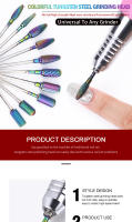 Recubrimiento de Uñas Herramienta de Pulido de Bit de Molienda de Carburo de Tungsteno para Máquina de Perforación de Uñas Arte Clavo Accesorio de Manicura Pedicura - details 2