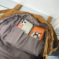 Mochila Mujer Lona, Estilo Retro, Gran Capacidad, Estudiante, Moda Coreana - details 57
