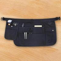 Cinturón de utilidad con bolsillos para estilista, cintura para jardín, bolsa de tijera de peluquería ajustable, delantal de trabajo para mujeres y hombres - details 2