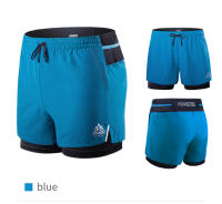 Pantalones cortos deportivos AONIJIE F5102 para hombre con secado rápido preventión de malos de vestuario para correr gimnasio fútbol tenis - details 20