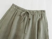 TRAFZA-conjunto informal de 2 piezas para mujer, abrigos ajustados con cinturón Vintage, pantalones de pierna ancha drapeados con cordones de Color sólido - details 16