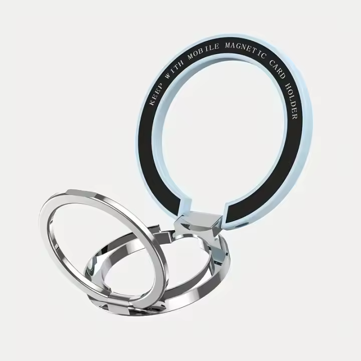 Soporte de Anillo de Teléfono Magnético para Carga Inalámbrica 360° Ajustable Compatible con Apple IPhone 14 13 12 Pro Max/Mini Soporte de Agarre de Anillo Desmontable Producto Electrónico Portátil Dangerous Goods Normal Goods - 1