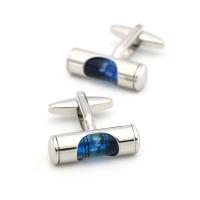 Gemelos de calidad para hombre, hechos de material de latón de alta calidad, color azul, diseño degradado, venta al por mayor y al por menor - details 5