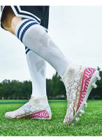 Botas de fútbol de alta calidad para hombre, zapatos de fútbol, tacos TF/FG para niños, zapatillas de fútbol resistentes al desgaste, zapatos de entrenamiento de Futsal al aire libre - details 14