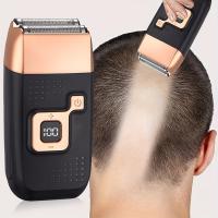 Maquinilla de afeitar eléctrica inalámbrica para hombres, afeitadora de aseo lavable, recargable por USB afeitadora recíproca, regalos para hombres - details 6