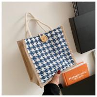 Bolso de Lino Nuevo 2025 - Versión Coreana para Mujer - Caja de Regalo Estilo Cesta - Bolsa de Envoltura de Lino - Bolso Versátil para Cada Ocasión - details 15