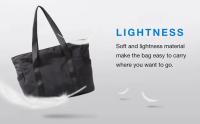 Bolsa para mujer, bolsa de viaje para ordenador portátil, bolsa de pañales para gimnasio, bolsa de yoga con cierre para esterilla de yoga para deporte universidad trabajo - details 4