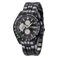 Reloj de Cuarzo de Fecha Sencilla de Marca XINEW Reloj de Lujo para Hombres con Correa de Cuero - details 11