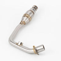 Silenciador de escape para Vespa Primavera Sprint 150 Pipa de conexión de rodilla de respiro de calidad de respiración de la marca RESPRACE - details 4