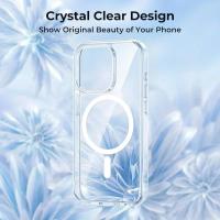 Funda transparente Original magnética para iPhone 16 15 14 13 12 11 Pro Max Plus mini XS XR Funda para Magsafe Funda transparente de silicona - details 7