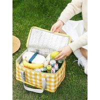 Bolsa de aislamiento térmico portátil de gran capacidad, cesta de Picnic, tela Oxford gruesa, bolsas de mano para exteriores, equipo de viaje y Camping - details 12