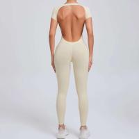 Monos Deportivos Fiess para Mujer 2024 Conjunto de Yoga Activo en Gris, Negro, Rojo, Marrón, Naval - details 29