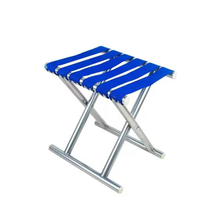 Taburete portátil para acampar al aire libre, picnic, playa, taburete plegable simple para acampar, silla de pesca, accesorios para el hogar - 1