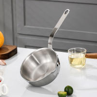Sartén De Aceite De Acero Inoxidable 12cm Mini Sopa De Huevo Olla De Leche Para Cocinar Salsa Herramienta De Cocina Resistente Al Escaldado Accesorios De Cocina - details 0