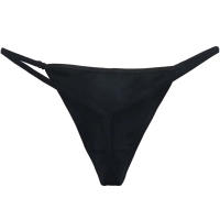 Tangas finas de tiro bajo para mujer, bragas de algodón, ropa interior con cuerdas en V - details 1