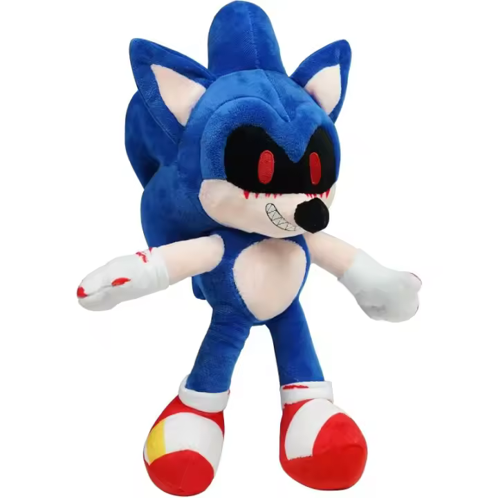 Juguete sonic oscuro malvado de 14,6 pulgadas. Juguetes de peluche, juguetes de peluche sónicos sangre oscura, regalos para niños, adultos y juegos de fans sónicos - 1
