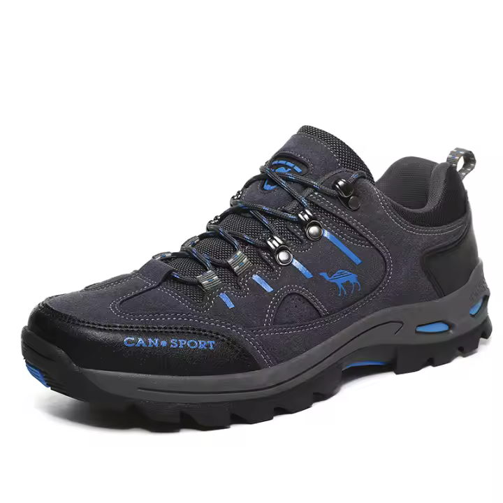 Zapatos de senderismo para hombre, botas de montaña para exteriores, zapatillas con suela gruesa, zapatos de trekking con cordones a la moda - 1