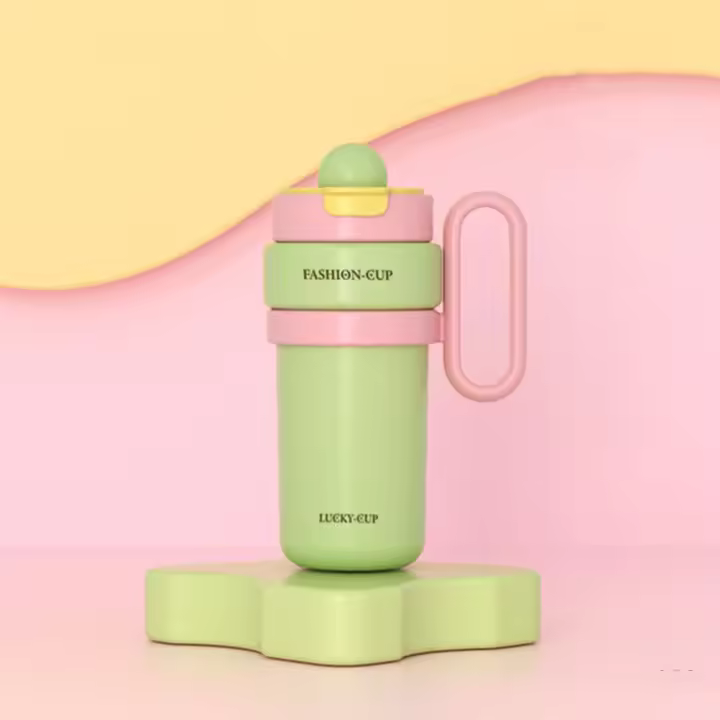 Taza de Acero Inoxidable de Doble Bebida de Gran Capacidad 900ml Termo Portátil para Mantener Frío y Caliente - 1