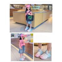 Zapatos para niñas Zapatillas con botón giratorio Suela suave Zapatos de malla transpirable antideslizantes Zapatos para correr para niños de primavera y otoño - details 9
